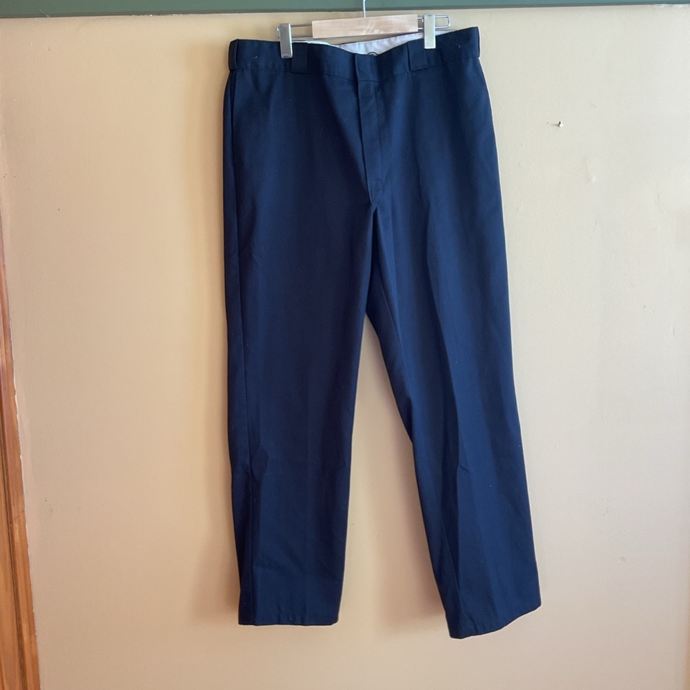 Dickies Men's Classic Black Dress Pants 38x32 NWOT